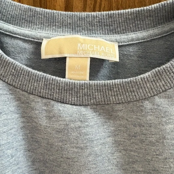 Michael Kors Light Blue Women's Crew Neck Sweater - Picture 2 of 4